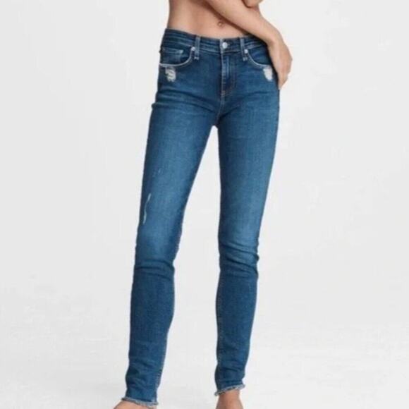 rag & bone Denim - Rag & Bone Cate Mid-Rise Skinny Jeans La Paz Wash Size 27 EUC